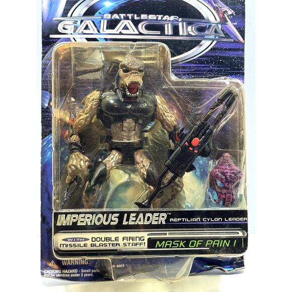 Trendmasters Battlestar Galactica Imperious Leader Reptilian Cylon Leader 1996 - Picture 6 of 15